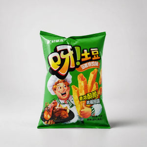 Orion Ya! Tudou Patatine al Gusto Pollo Arrosto 70g — Mr. Zhu's Asian Snack Store