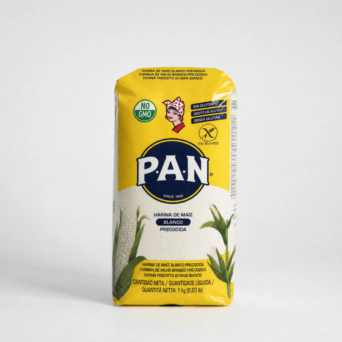 P.A.N. Harina de Maíz Blanco Precocida 1 kg — Mr. Zhu's Asian Snack Store