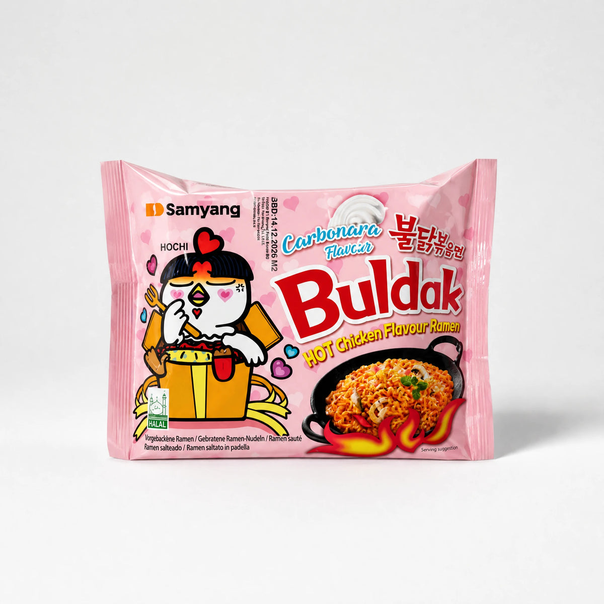 Samyang Buldak Carbonara Hot Chicken Ramen 130g — Mr. Zhu's Asian Snack Store