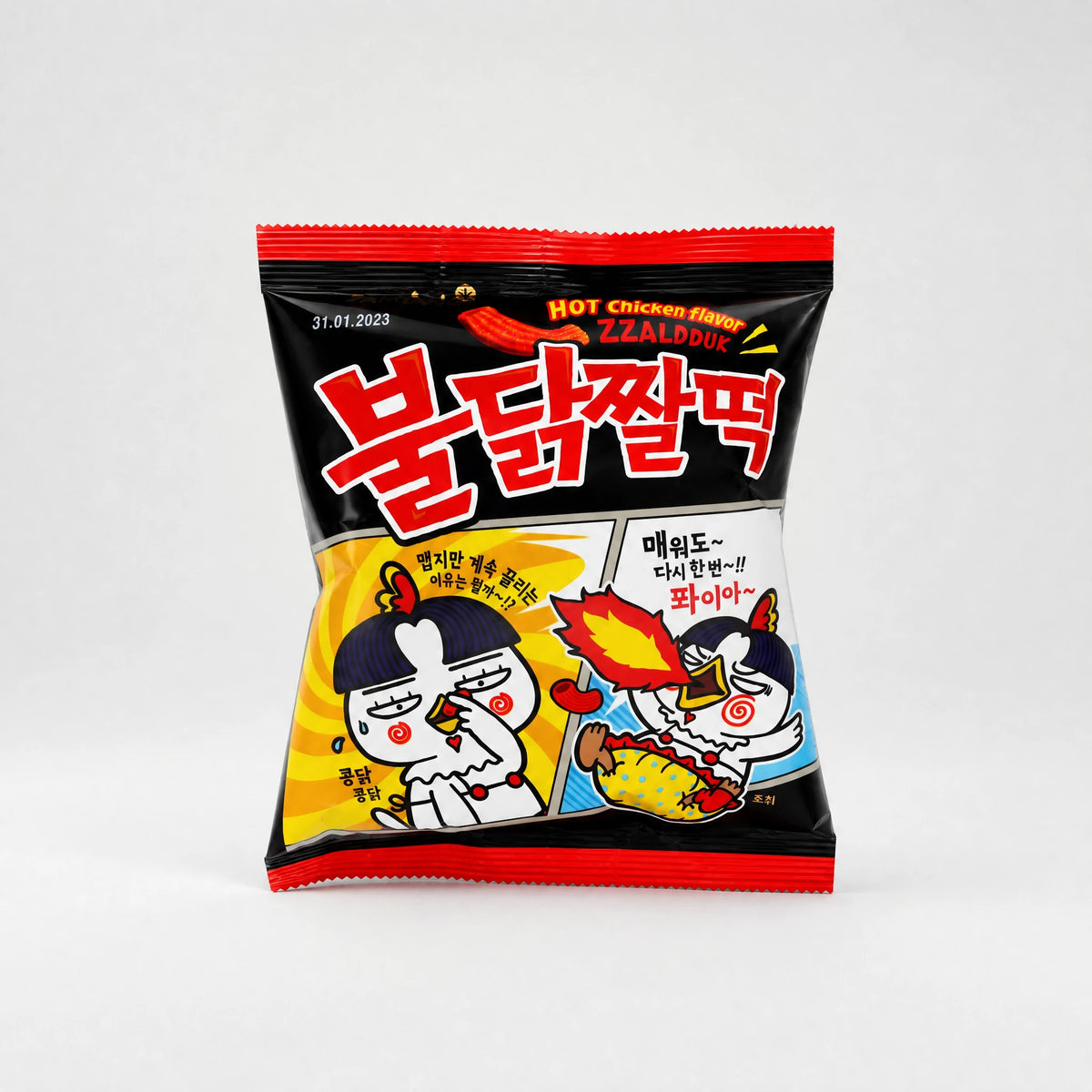 Samyang Buldak Hot Chicken Flavor Zzaladduk 120 g — Mr. Zhu's Asian Snack Store.