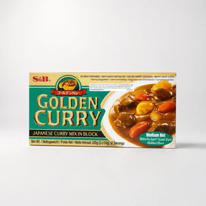 S&B Golden Curry Medium Hot 220g — Mr. Zhu's Asian Snack Store.