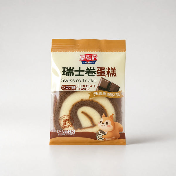 Simdmyur Swiss Roll Cake al Cioccolato 75g