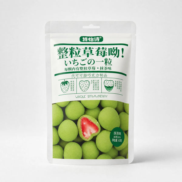 Te-Hui Fragole Intere al Matcha 60g