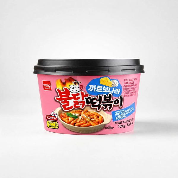 Wang Buldak Tteokbokki Istantanei alla Carbonara 160g