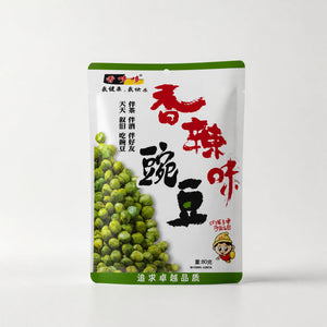 Xiangduoduo Piselli Croccanti Piccanti 80g   ” Mr. Zhu's Asian Snack Store