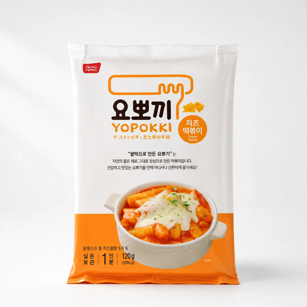 Yopokki Cheese Topokki 120g