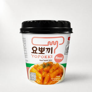 Yopokki Tteokbokki Istantanei alla Salsa Rosé 120g — Mr. Zhu's Asian Snack Store