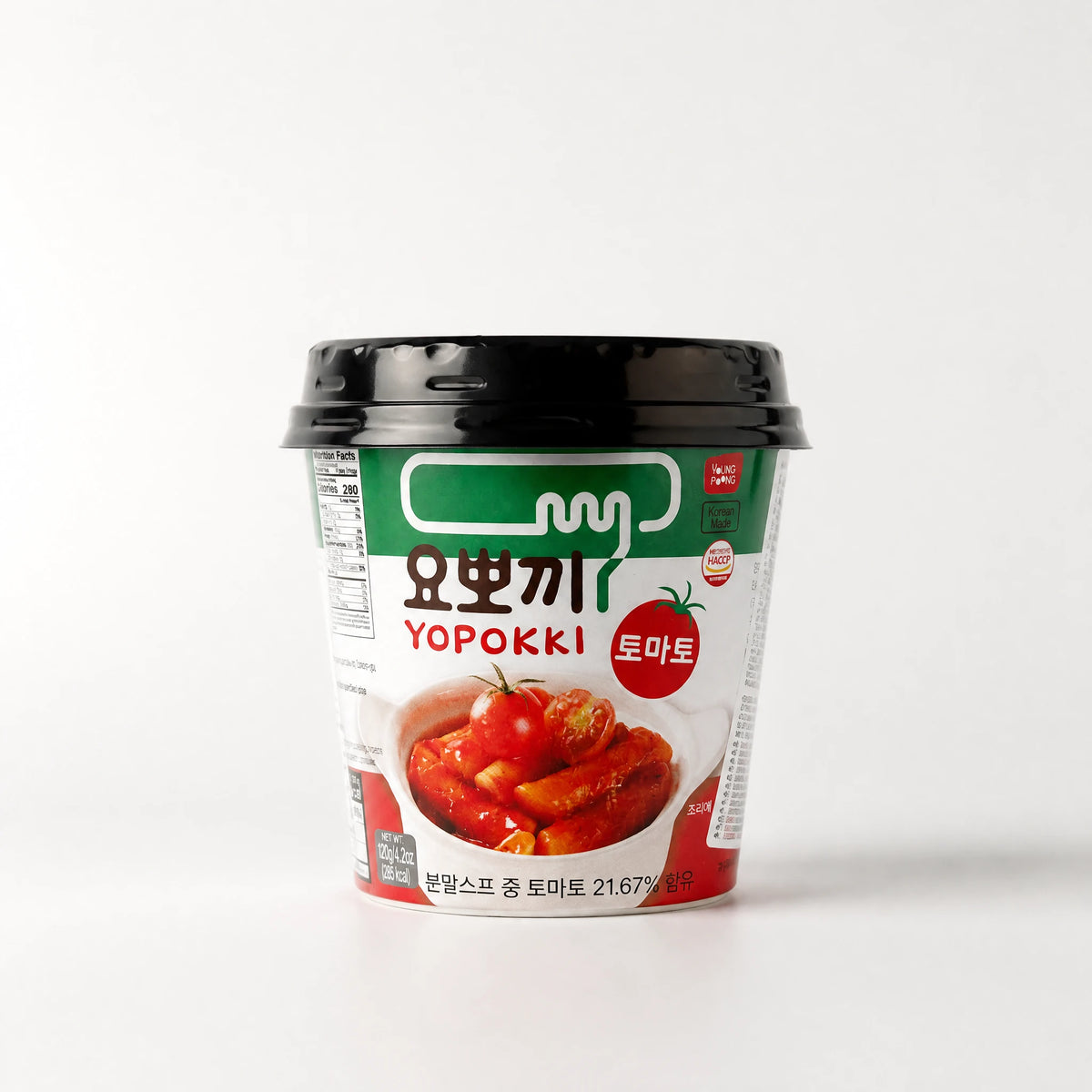 Yopokki Tteokbokki Istantanei al Pomodoro 120g — Mr. Zhu's Asian Snack Store