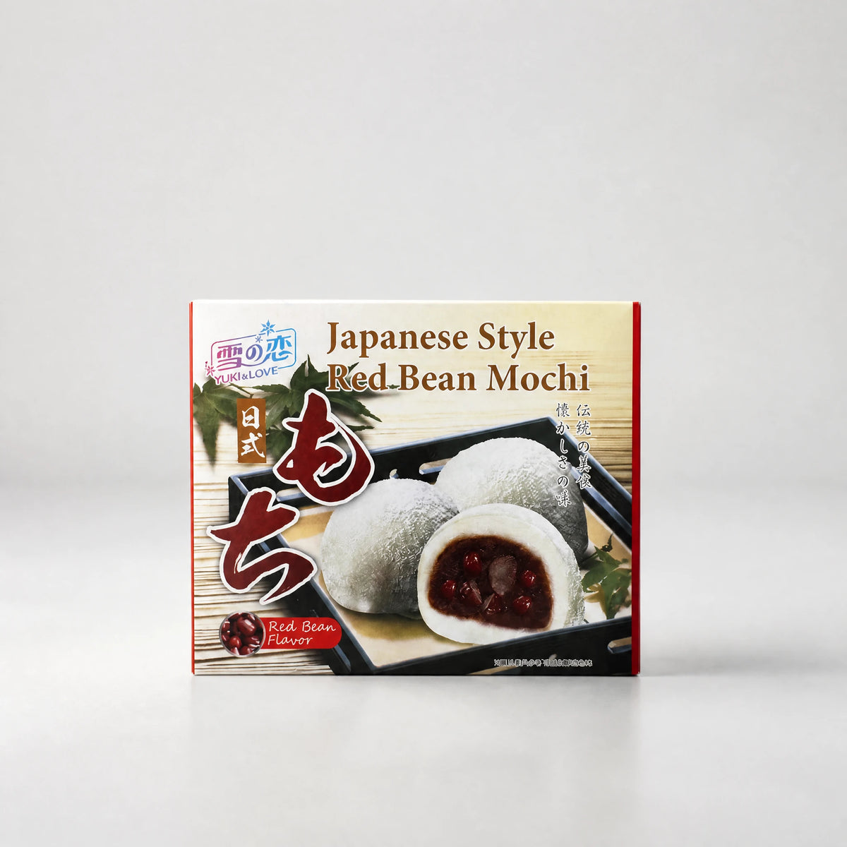 Yuki & Love Japanese Style Red Bean Mochi 120g — Mr. Zhu's Asian Snack Store.