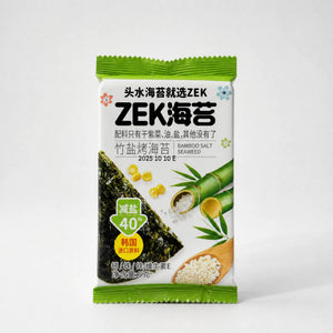 ZEK Alghe Nori Snack al Sale di Bamboo 5g — Mr. Zhu's Asian Snack Store