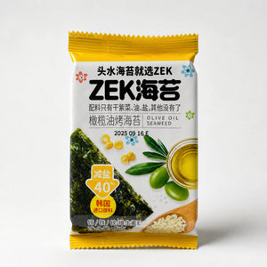 ZEK Alghe Nori Snack all'Olio di Oliva 5g — Mr. Zhu's Asian Snack Store